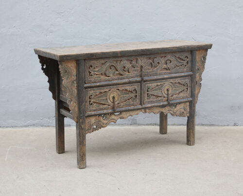 Antique Chinese Elm Shanxi Province Hall Cabinet/Altar Table, 55x19.5x34.5H