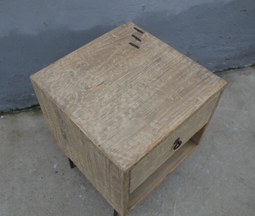 Reclaimed Pine Nightstand 17.75 x 17.75 x 24 H - Image 4
