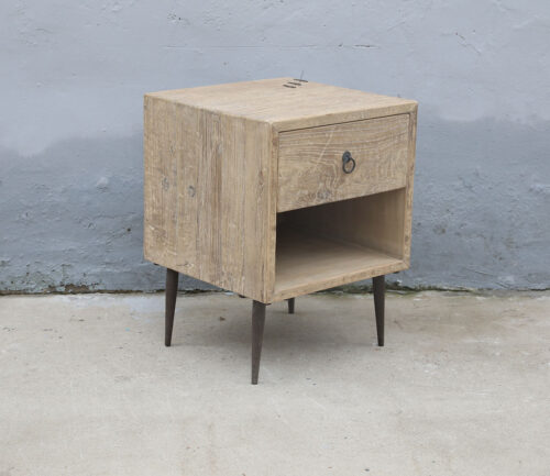 Reclaimed Pine Nightstand 3 - Image 3