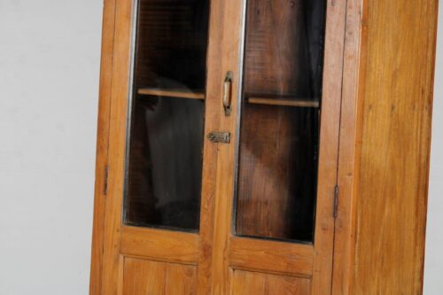 Vintage Indian Teakwood Bookcase, 72Hx33x15 - Image 4