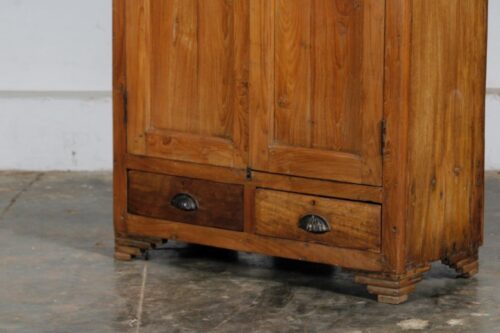 Vintage Indian Teakwood Bookcase, 72Hx33x15 - Image 5