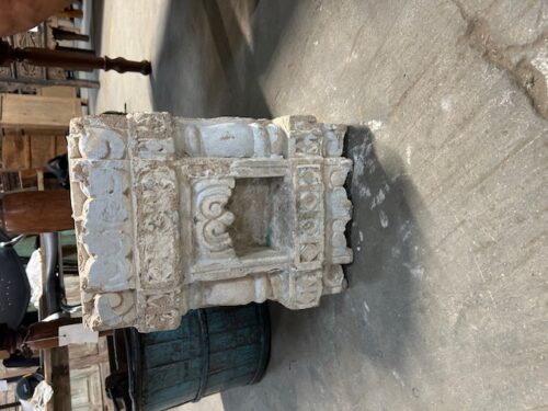 Antique Indian Stone Aala, 15Hx10x7