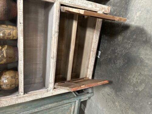 Reclaimed Pine bookcase with custom paint finish, 87Hx49x15.5 - Image 4