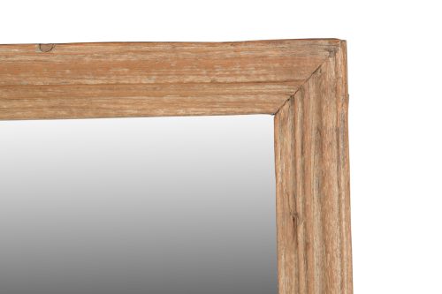 Vinyage Indian Teakwood Mirror, 36x24x4 - Image 2