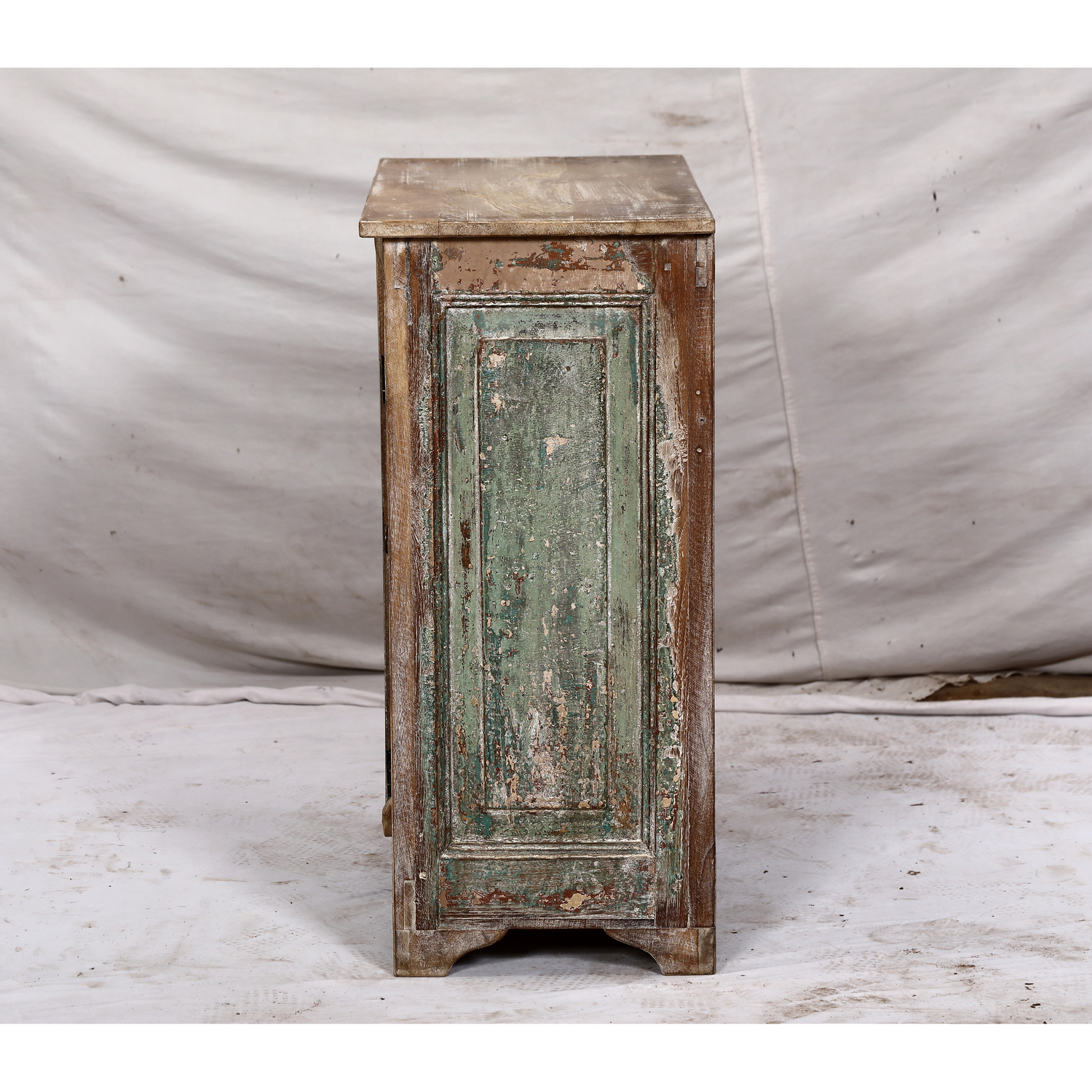 Nightstand made from Antique Indian Teakwood Architectural Elements, 28x14x31H - Image 5