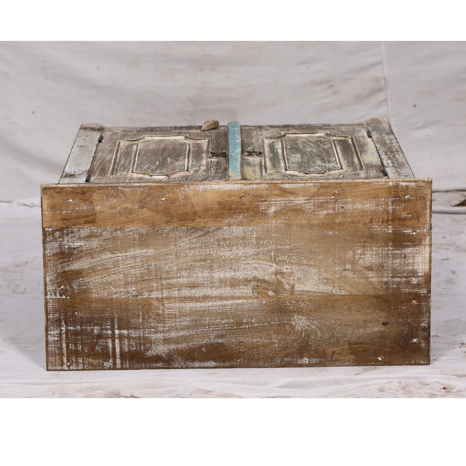 Nightstand made from Antique Indian Teakwood Architectural Elements, 28x14x31H - Image 6
