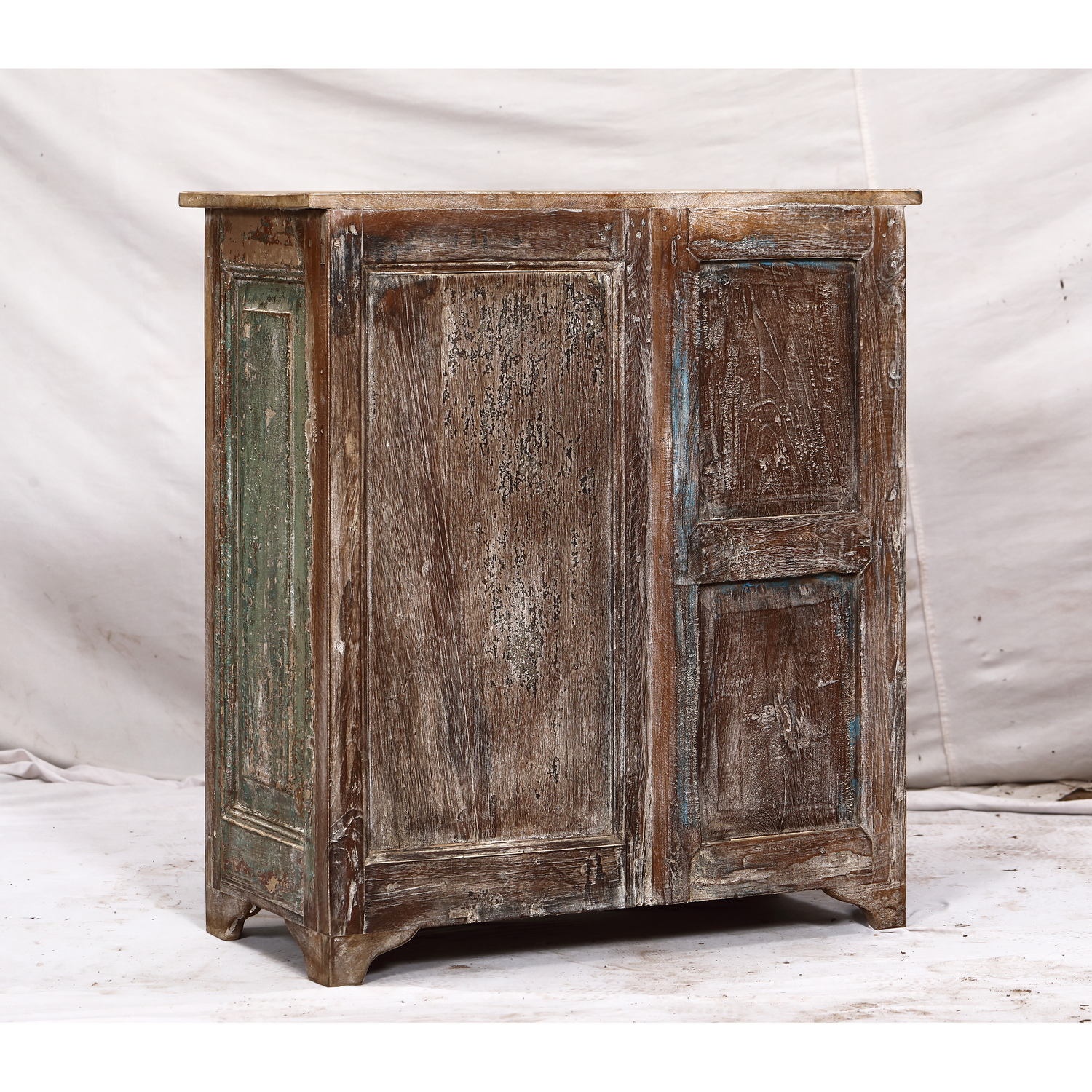 Nightstand made from Antique Indian Teakwood Architectural Elements, 28x14x31H - Image 8