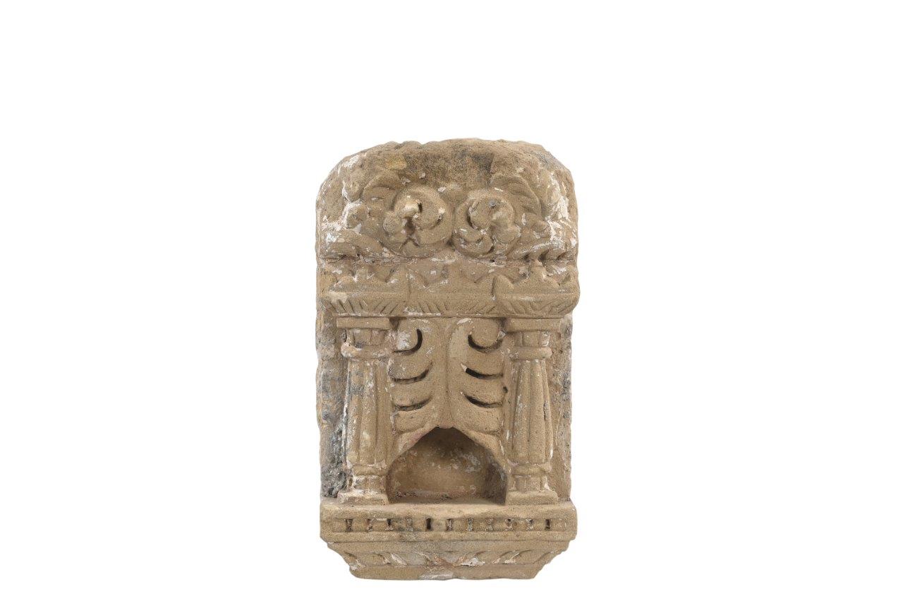 Antique Indian Stone Aala, 15Hx9x8