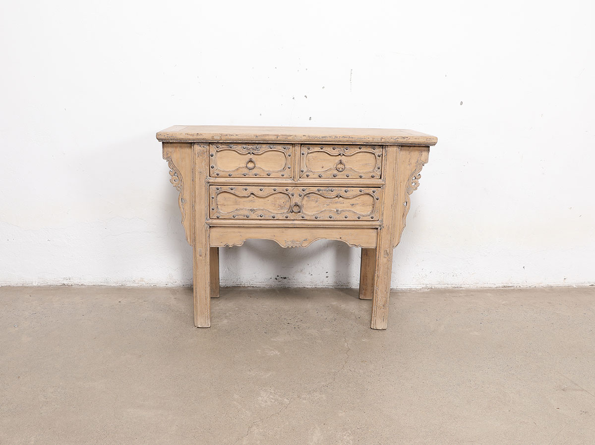 Antique Chinese Elm Shanxi Hall Table, 45x18x34H - Image 4