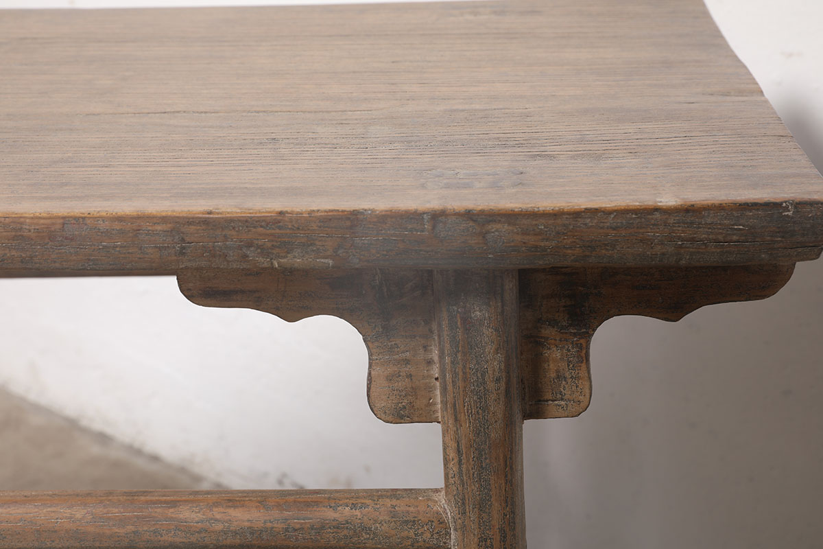 Antique Chinese Pine Console Table, 73x20x33.5H - Image 3