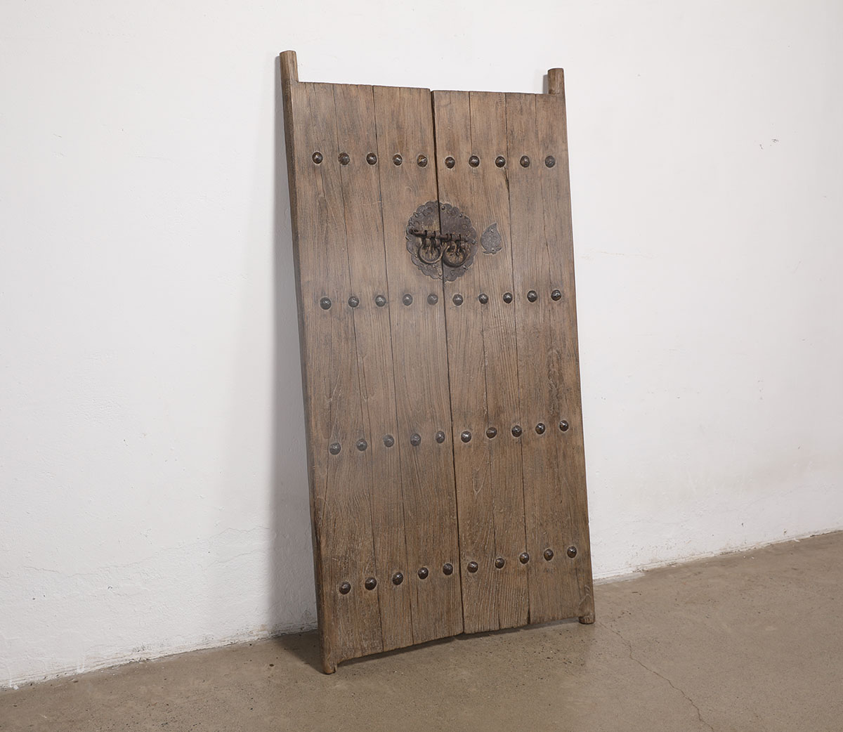 Antique Chinese Elm Door, 68x39x1.5H - Image 4