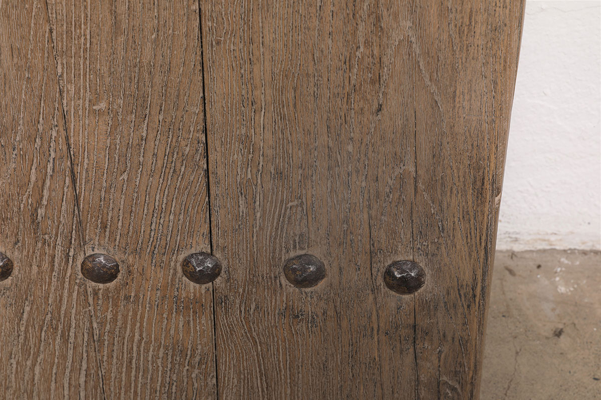 Antique Chinese Elm Door, 68x39x1.5H - Image 3
