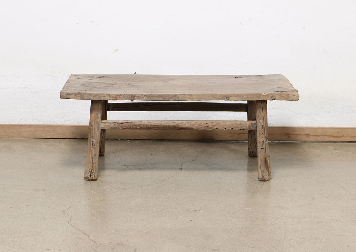 Vintage Chinese Elm Coffee Table, 46x25x18H - Image 4