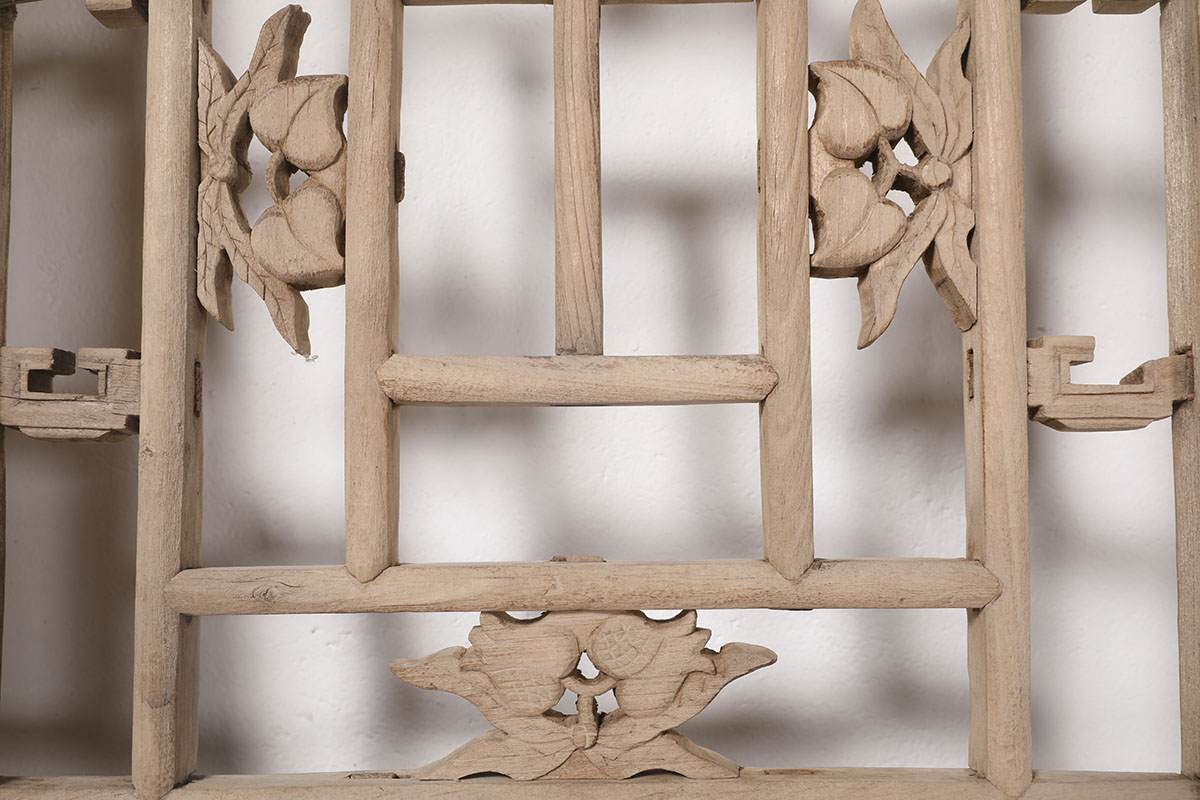Antique Chinese Pine Panel Screen/Door, 88x2.5x99.5H - Image 3