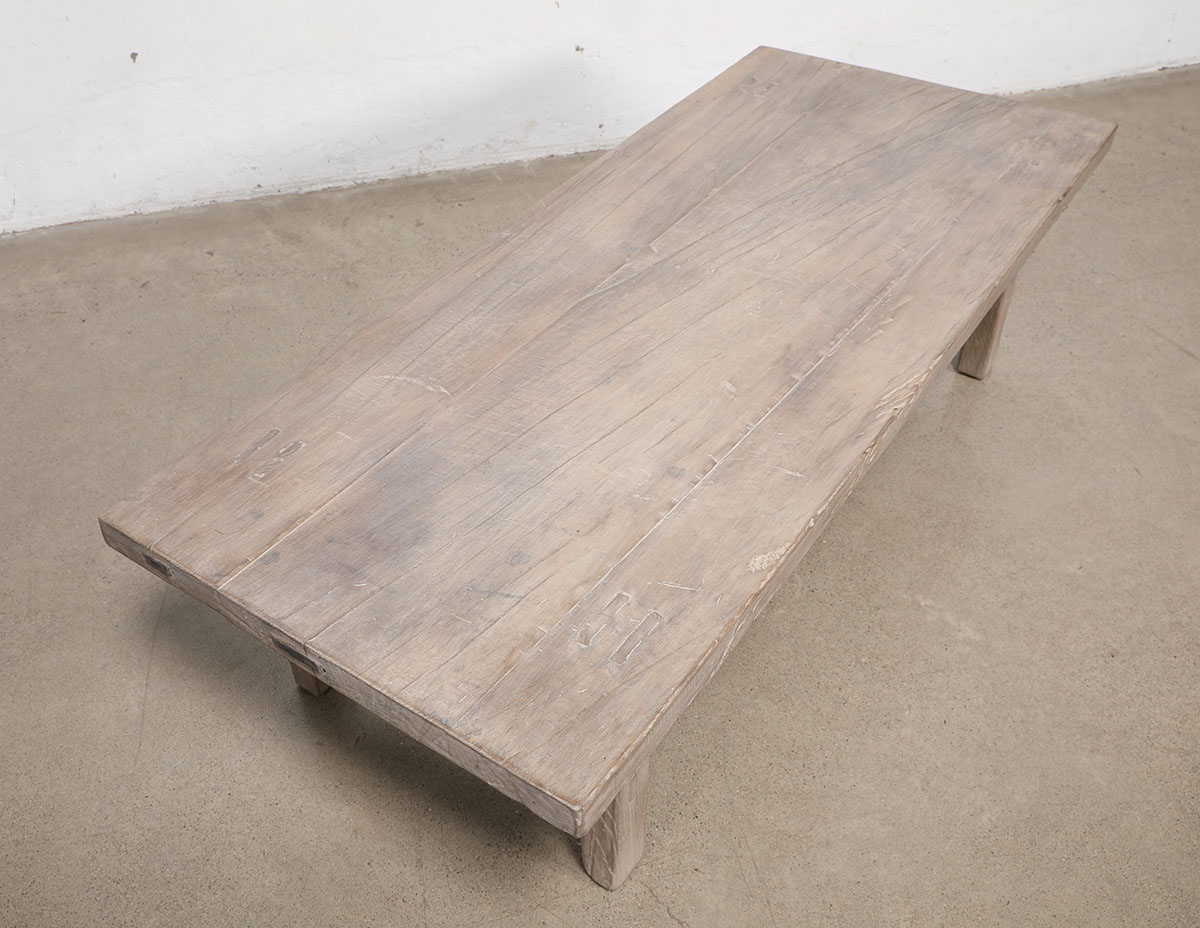 Vintage Chinese Elm Coffee Table, 60.x25x16.5H - Image 3