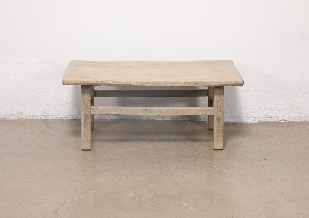 Vintage Rustic Elm Coffee Table, 39.5x19x16.5H - Image 3
